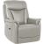 Recline armchair BALDWIN with electric lift mechanism, beige leather