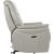 Recline armchair BALDWIN with electric lift mechanism, beige leather