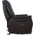 Recline armchair BALDWIN with electric lift mechanism, brown leather