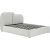 Gulta EMBRACE ar matraci HARMONY DUO 160x200cm, balta