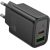 Charger Hoco N63 30W GaN USB-C/USB-A black