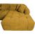 Corner sofa FORTE U-shape LC, brownish yellow