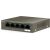 Tenda TEF1105-4-63W network switch Unmanaged Fast Ethernet (10/100) Power over Ethernet (PoE) Desktop/Wall-Mounting Grey