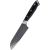 Kohersen Elegance Ebony Wood Santoku knife Damascus steel 12.7 cm