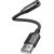 Single-port USB external sound card Vention Gome 0.25m (black)