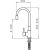 Kitchen mixer PYRAMIS FLESSI black edition