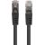 PATCHCORD KAT.6 FTP 0.25M CZARNY FLUKE PASSED LANBERG 10-PACK