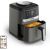 Tefal Easy Fry Silence EY551HE0 fryer Single 5 L Stand-alone Hot air fryer Black, Grey, Stainless steel