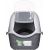 DIAMENTIQ BAYA light grey/dark grey -  cat litter box - 55,5 x 40 x 38,7 cm