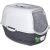 DIAMENTIQ BAYA light grey/dark grey -  cat litter box - 55,5 x 40 x 38,7 cm