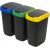 ROTHO Twist - trash bin - 3 x 25l