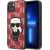 Karl Lagerfeld Monogram Ikonik Case for iPhone 13 Red