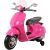 Lean Cars Pink Electric Scooter Vespa GTS 300