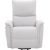 Recliner armchair GIANNI with electric lifting mechanism, grayish-white
