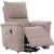 Recliner armchair GIANNI with electric lifting mechanism, beige