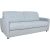 Sofa bed BRANDON 3-seater, bluish-gray mélange