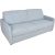 Sofa bed BRANDON 3-seater, bluish-gray mélange