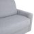 Sofa bed PROVO 2-seater, grey