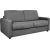 Sofa bed PROVO 2-seater, dark grey