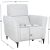 Recliner armchair MIAMI with electric mechanism, light beige