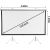 Extralink EX.30538 projection screen 3.05 m (120") 16:9