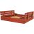 Slēdzama smilšu kaste ar soliņiem Springos SBP120SET02 120x120 cm impregnēts koks, ar plītaku un apakšklāju