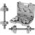 HMS ‎‎Hantle STC15 chromowane 2 x 7.5 kg