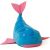 Go Gift Sako bag pouffe Whale blue-pink L 110 x 80 cm