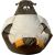 Go Gift Sako sack pouffe Sowa brown-beige XL 130 x 90 cm