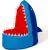 Go Gift Sako sack pouffe Shark navy blue XXL 100 x 60 cm