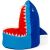 Go Gift Sako sack pouffe Shark navy blue XXL 100 x 60 cm