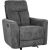 Recliner armchair GEMMA with manual mechanism, grey