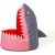 Go Gift Sako bag pouffe Shark grey-pink XXL 100 x 60 cm