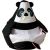 Go Gift Sako bag pouffe Panda black and white XL 130 x 90 cm