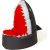Go Gift Sako bag pouf Shark black XXL 100 x 60 cm