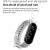 iWear SM6 Умный Фитнес IP67 браслет с изм. HR & кровяного давления / Соц. сети / Монитор сна Черный