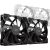 Mars Gaming MFPROX2 2x 120mm PC Case Fan