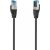 Hama CAT6a S/FTP Tīkla Kabele 10 Gbit/s 10m RJ45 Melna
