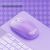Aula AM207 2.4G Bezvadu Datora pele ar 4 pogām 800-1900dpi Violeta