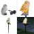 Elight Dārza Dekors Saules IP65 LED Pūces formas lampa (13x22cm) ar tumsas sensoru