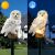 Elight Dārza Dekors Saules IP65 LED Pūces formas lampa (13x22cm) ar tumsas sensoru