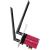 Cudy BE9300 WiFi 7 Bluetooth 5.4 PCIe BE200 Tri Band Antenas Melns