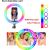 Elight RGB12 31cm 2in1 Baltais un Krāsainais RGB LED Gaismas Gredzens ar Viedtālruņa Turētāju + BT Tālvadības Pults Melns