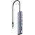 Cudy UH407 PortMate USB-C 7-в-1 Хаб 4K 60Hz HDMI USB-C PD USB-A SD TF Алюминиевый Серый