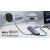Cudy UH407 PortMate USB-C 7-в-1 Хаб 4K 60Hz HDMI USB-C PD USB-A SD TF Алюминиевый Серый
