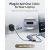 Cudy UH405 PortMate USB-C 5-in-1 Hubs 4K HDMI USB-C PD USB-A 3.0 2.0 Alumīnija Pelēks