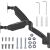 Maclean wall mount for two monitors, 17-32'', 9kg max, mechanical spring, MC-988