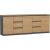 Top E Shop Topeshop COSTA ANT/ART BA KPL kumode, 200×40×75 cm, antracīta un ozolkoka tonī