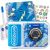 VTech KidiZoom Print Cam Scrapbook Bundle, digital camera azure