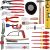 Knipex "BIG Basic Move" Plumbing Tool Case, 31-piece (black, with tool assortment for plumbers)